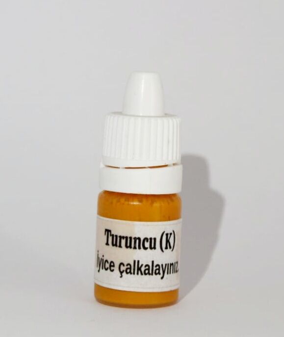 Turuncu ( Koyu sarı ) sıvı Epoksi boyası