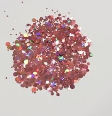 Pudramsı karışık boy hologramlı pul