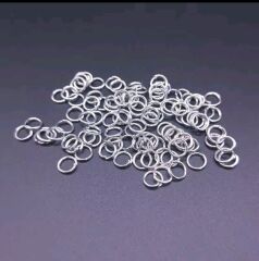 4mm gümüş renk halka