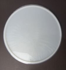 34cm Düz Yuvarlak Epoksi Silikon Tepsi Kalıbı Derinlik 6mm
