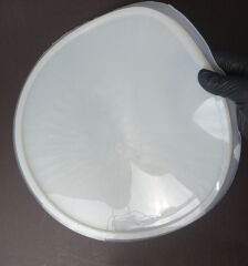34cm Düz Yuvarlak Epoksi Silikon Tepsi Kalıbı Derinlik 6mm
