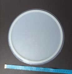 25cm Düz Yuvarlak Epoksi Silikon Tepsi Kalıbı Derinlik 6mm