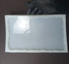 27cm/16cm Geode Dikdörtgen Epoksi Tepsi Kalıbı Derinlik 8mm