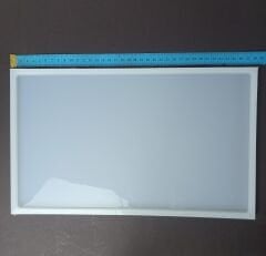 36cm/23cm Düz Dikdörtgen Tepsi Kalıbı Derinlik 6mm