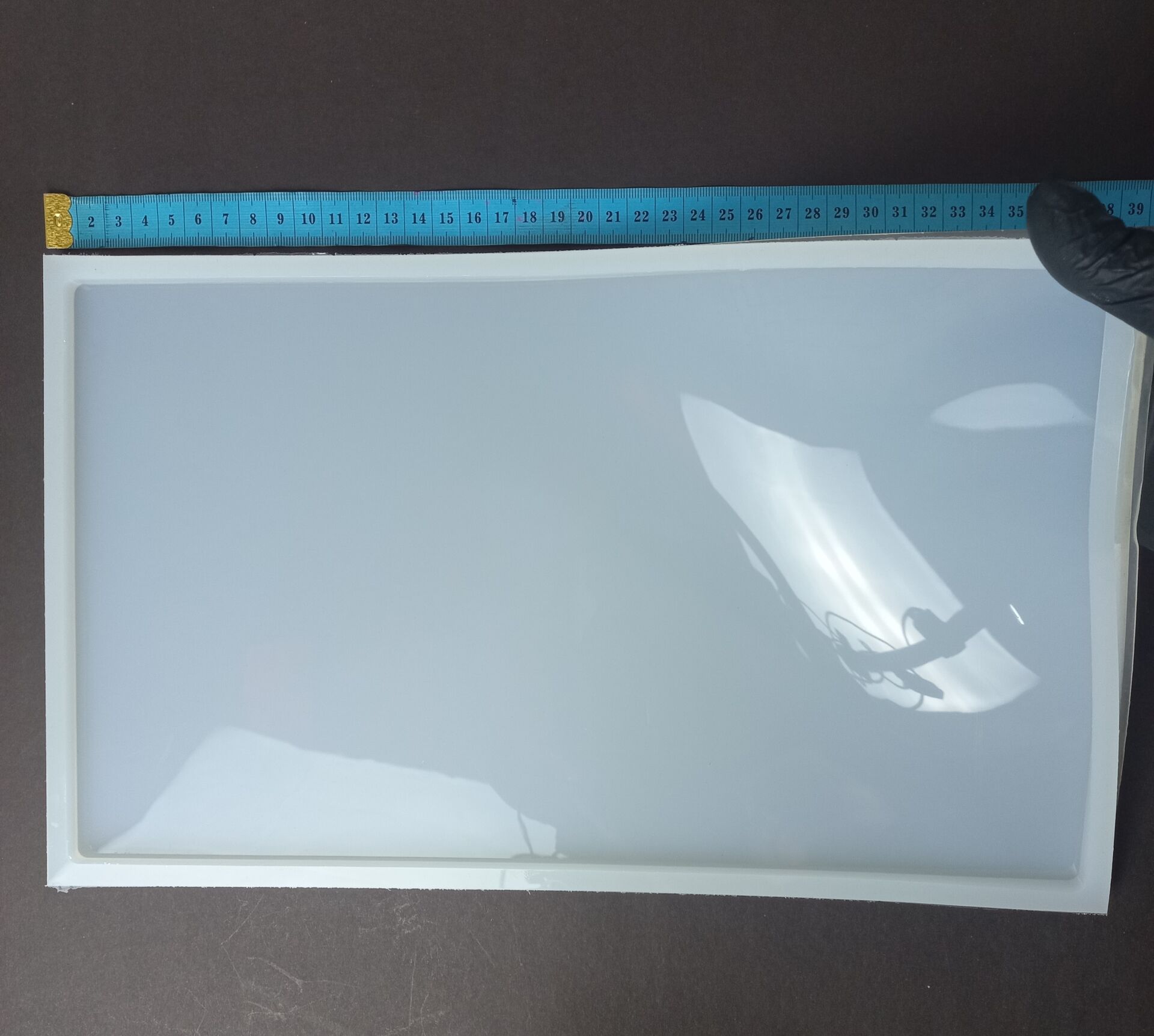36cm/23cm Düz Dikdörtgen Tepsi Kalıbı Derinlik 6mm