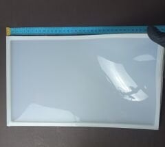 36cm/23cm Düz Dikdörtgen Tepsi Kalıbı Derinlik 6mm