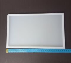 27cm/18cm Düz Dikdörtgen Epoksi Silikon Tepsi Kalıbı Derinlik 8mm