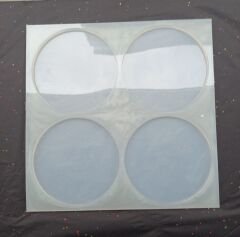 12.5cm Daire Epoksi Silikon kalıp Derinlik 6mm