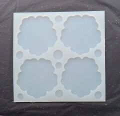 12.5cm Şahane Epoksi Silikon Kalıp Derinlik 6mm