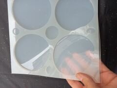 11cm Daire Epoksi Silikon Kalıp Derinlik 6mm