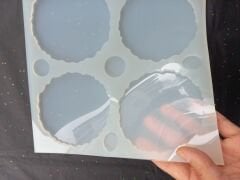 11cm Geode Epoksi Silikon Kalıp Derinlik 6mm