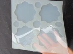 11cm Şahane Epoksi Silikon Kalıp Derinlik 6mm