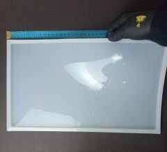 36cm/23cm Düz Dikdörtgen Epoksi Tepsi Kalıbı Derin 8mm