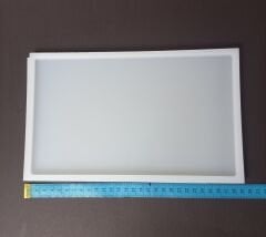 27/18cm Düz Dikdörtgen Epoksi Silikon Tepsi Kalıbı Derin 8mm