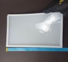 27/18cm Düz Dikdörtgen Epoksi Silikon Tepsi Kalıbı Derin 8mm