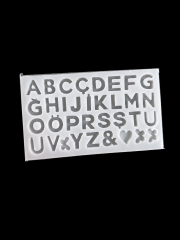 Minik harf kalb 1.5cm Derinlik 5mm