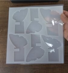 3 ÇIFTLI 9CM/5CM KELEBEK SUNUMLUK KÜÇÜK RAHLE