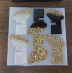 3 ÇIFTLI 9CM/5CM KELEBEK SUNUMLUK KÜÇÜK RAHLE