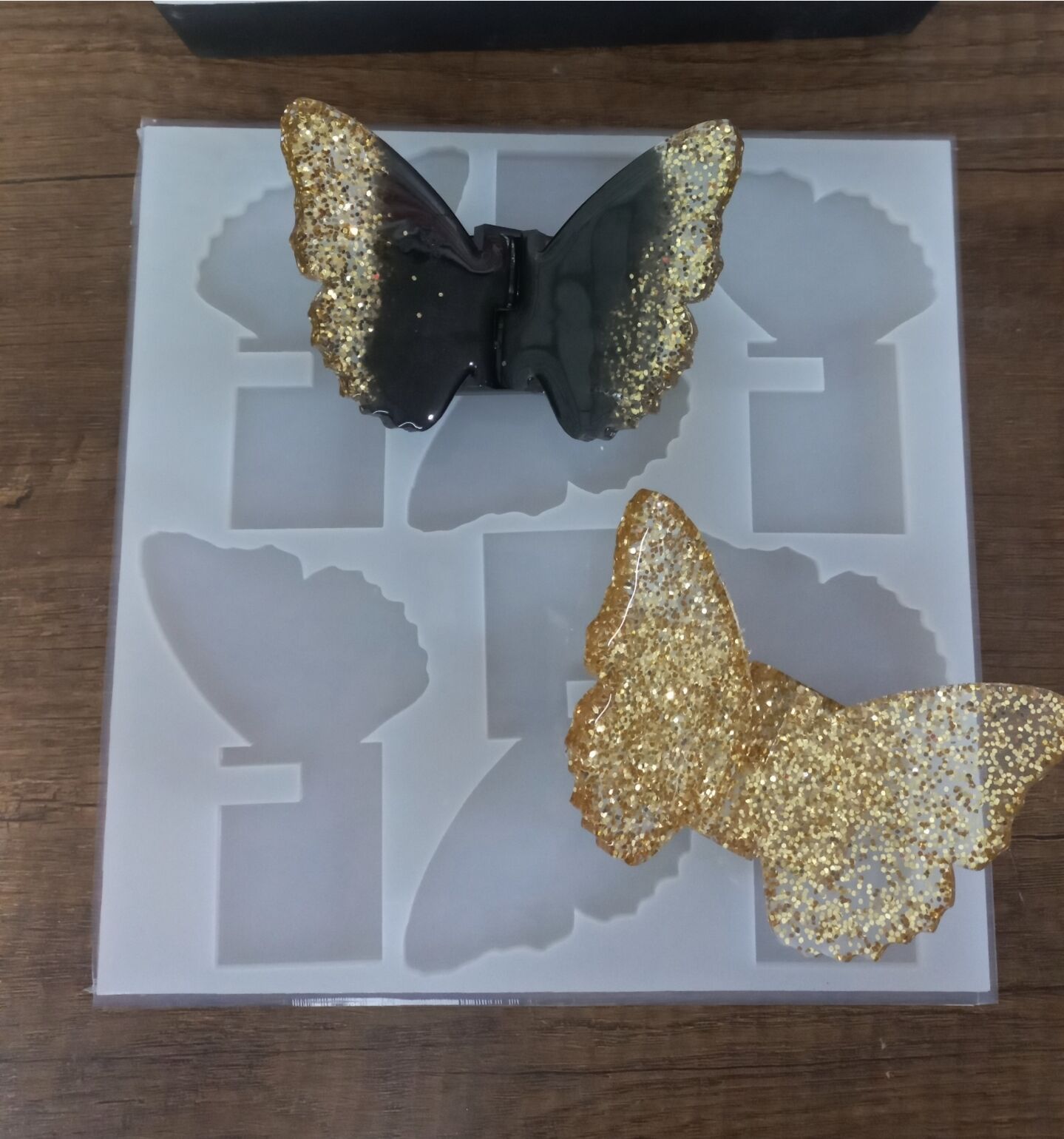3 ÇIFTLI 9CM/5CM KELEBEK SUNUMLUK KÜÇÜK RAHLE