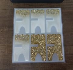 3 ÇIFTLI 8CM/5.5CM SÜSLÜ SUNUMLUK KÜÇÜK RAHLE