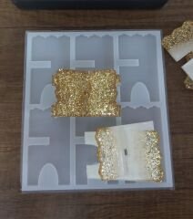 3 ÇIFTLI 8CM/5.5CM SÜSLÜ SUNUMLUK KÜÇÜK RAHLE