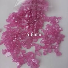 2 Boy Şeker Pembe Cam Kırığı