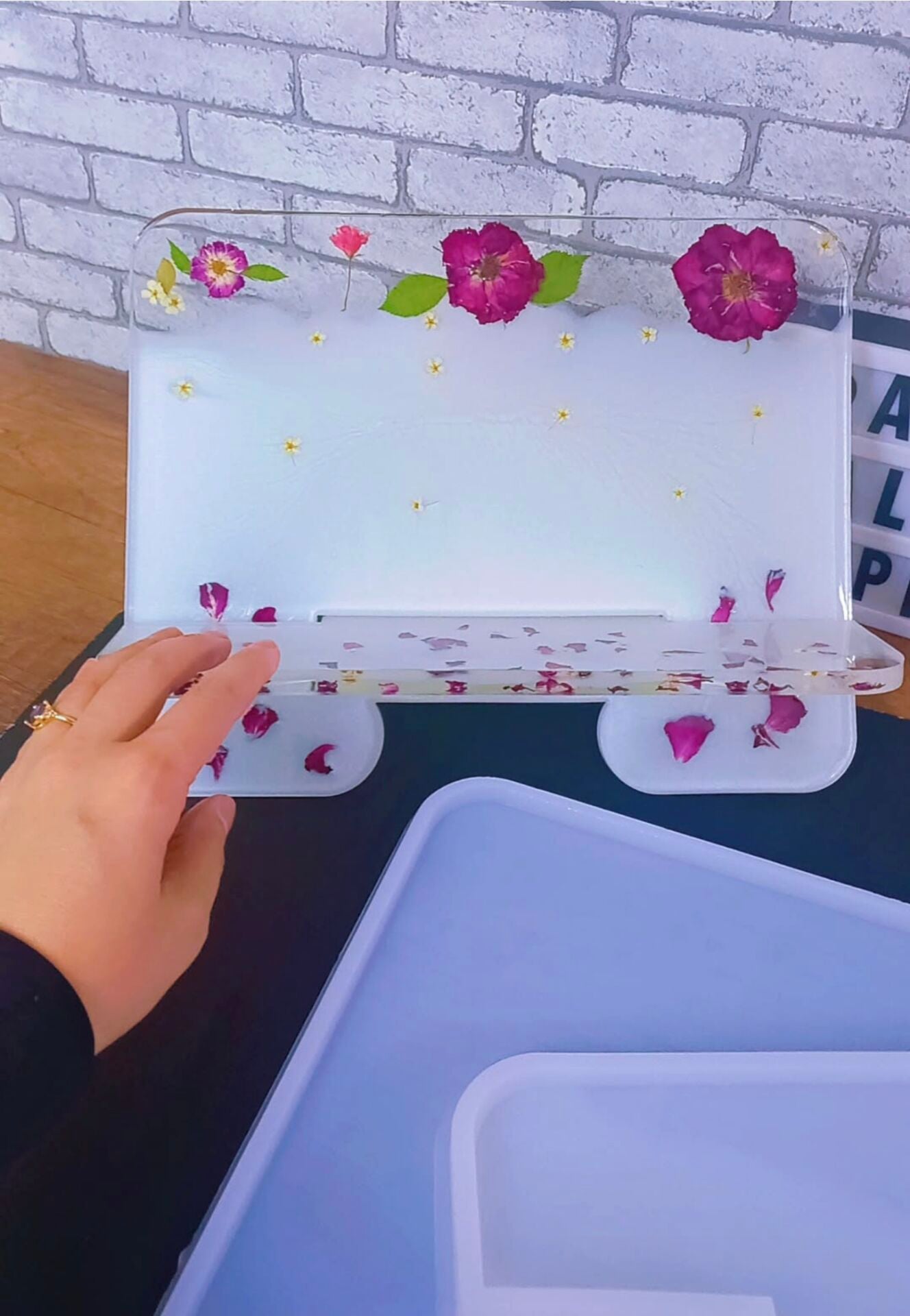 2 Parçalı kitap tablet tutucu