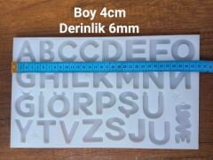 Büyük harf kalıbı 4 cm