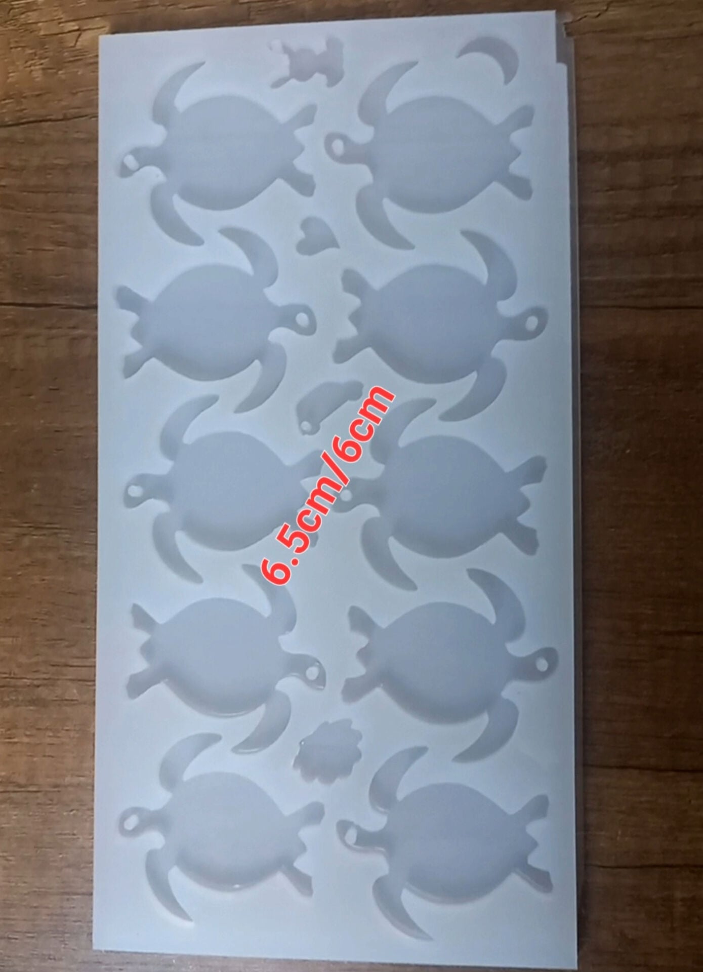 10'lu magnet ya da anahtarlık kaplumbağa kalıbı